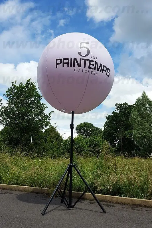 Ballon sur tr&eacute;pied 1m30 Printemps du Louvre, Air, Animation commerciale, Ballon sur tr&eacute;pied (m&acirc;t 2m70), Commerce - Immobilier, Int&eacute;rieur