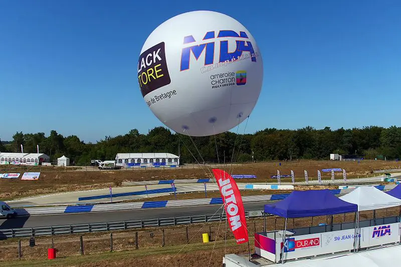 Sph&egrave;re 2m50 MDA Competition, 4 faces, Blanc, &Eacute;v&eacute;nement sportif, Ext&eacute;rieur, H&eacute;lium, Sph&egrave;re, Sport - Animation