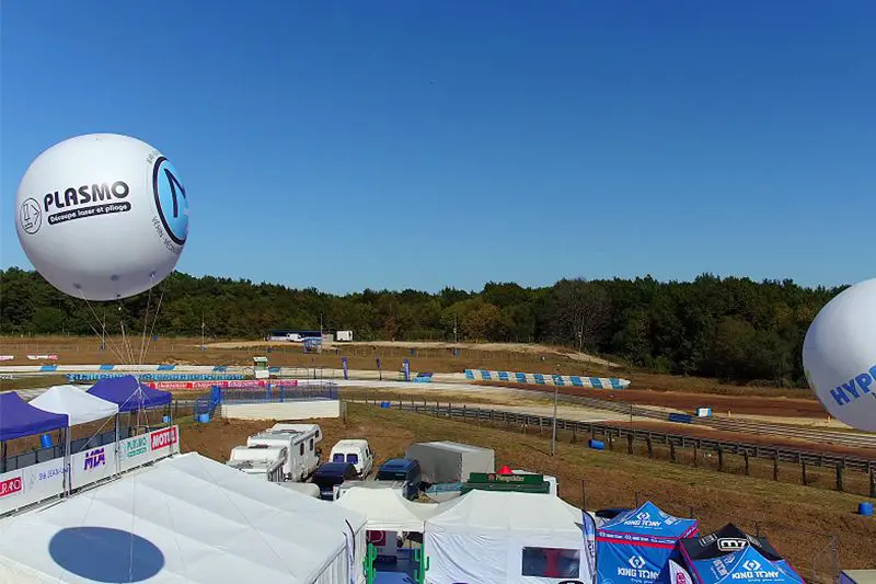 Sph&egrave;re 2m50 MDA Competition, 4 faces, Blanc, &Eacute;v&eacute;nement sportif, Ext&eacute;rieur, H&eacute;lium, Sph&egrave;re, Sport - Animation