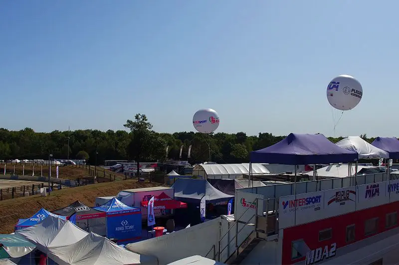 Sph&egrave;re 2m50 MDA Competition, 4 faces, Blanc, &Eacute;v&eacute;nement sportif, Ext&eacute;rieur, H&eacute;lium, Sph&egrave;re, Sport - Animation