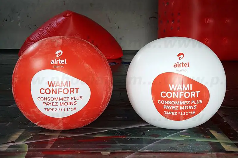 Ballon sac &agrave; dos 80cm Airtel Africa, Air, Animation commerciale, Autres, Ballon sac &agrave; dos, Ext&eacute;rieur, Informatique - Web, P485, Street marketing, T&eacute;l&eacute;communications