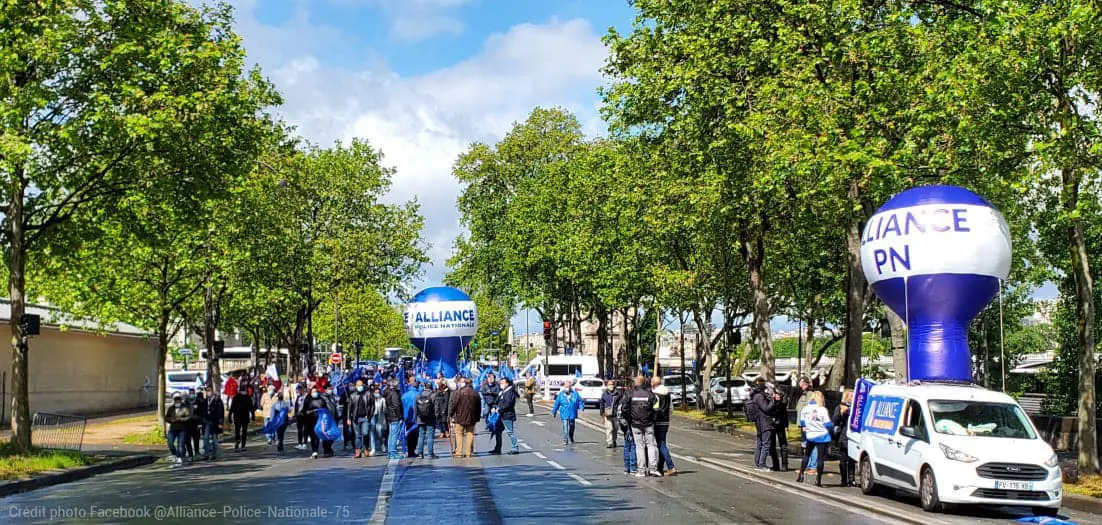 Montgolfi&egrave;re Alliance Police Nationale 5m, Administration / Fonction publique, Association / Syndicat, Auto-ventil&eacute;, Ext&eacute;rieur, Manifestation, Montgolfi&egrave;re auto-ventil&eacute;e, Police / Gendarmerie