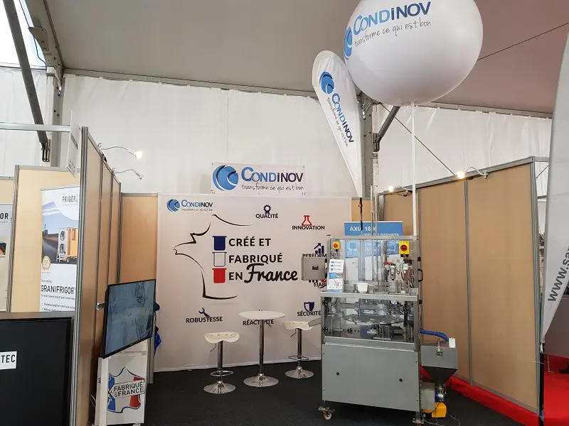 Ballon 1m30 condinov, Air, Blanc, Foire, Industrie - Mat&eacute;riaux, Int&eacute;rieur, Salon, SPACE (Rennes), Sph&egrave;re