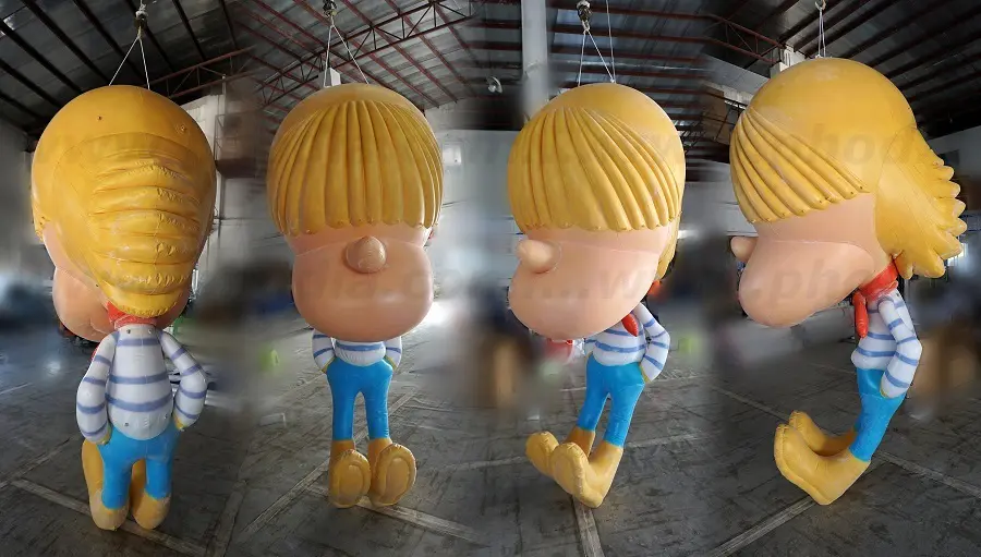 Mascotte Renaud 2m50, Air, Communication, Culture - Spectacle, Lancement produit / Gala, PLV (air), Suspendu