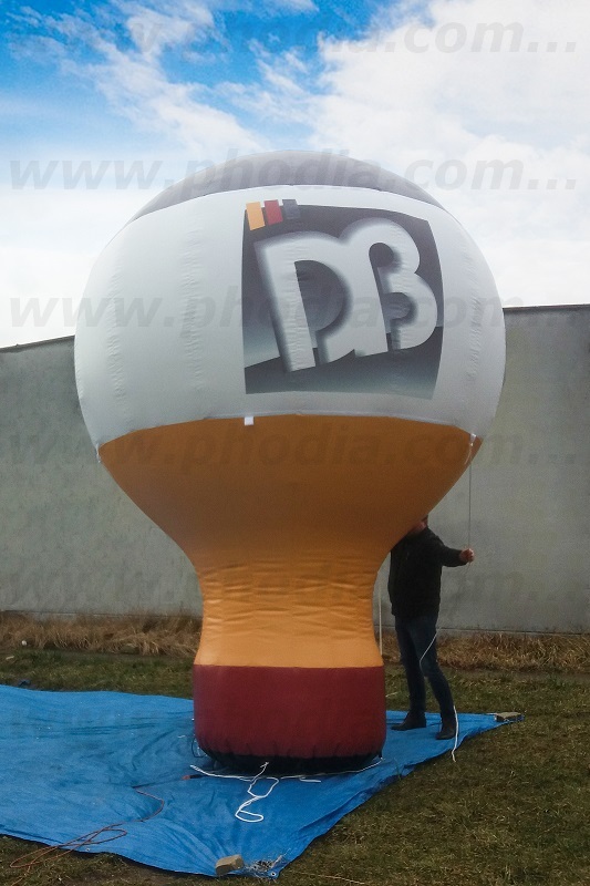 montgolfiere db menuiserie 4m; Artisanat - Métiers d'art, Auto-ventilé, Extérieur, Montgolfière auto-ventilée, Portes ouvertes