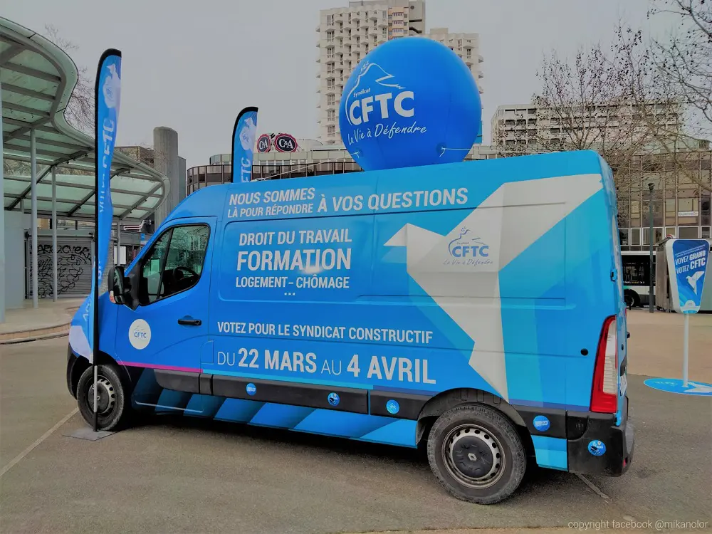 Montgolfi&egrave;re syndicat cftc 3m, Air, Association / Syndicat, Ext&eacute;rieur, Manifestation, Montgolfi&egrave;re air captif