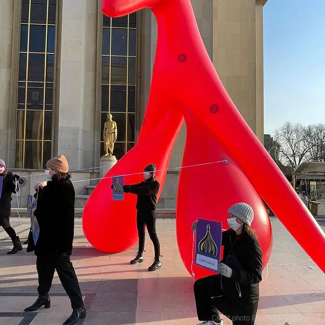 clitoris 5m, Air, Association / Syndicat, Communication, Ext&eacute;rieur, Manifestation, PLV (air)