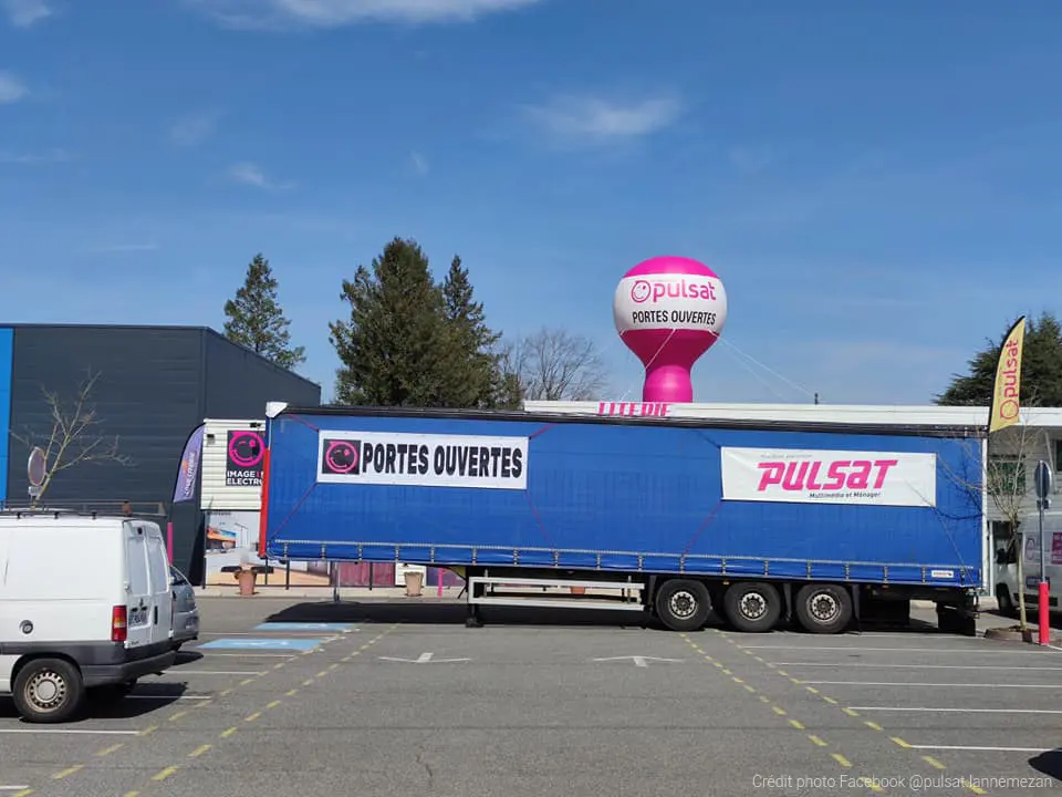 Montgolfi&egrave;re pulsat 4m, Animation commerciale, Auto-ventil&eacute;, Autres, Ext&eacute;rieur, Montgolfi&egrave;re auto-ventil&eacute;e, Portes ouvertes, rose