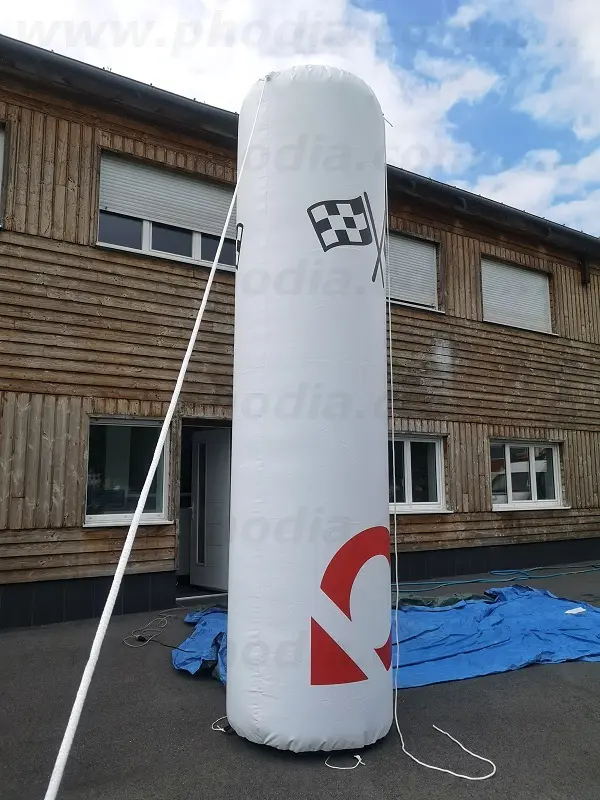 Colonne ventil&eacute;e CIRTEC 4m, Auto-ventil&eacute;, Colonne auto ventil&eacute;e, &Eacute;v&eacute;nement sportif, Ext&eacute;rieur