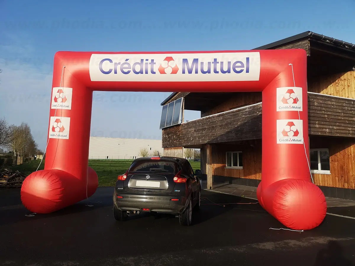 arche credit mutuel 5m, Auto-ventil&eacute;, Banque - Finance - Assurance, &Eacute;v&eacute;nement sportif, Ext&eacute;rieur, droite