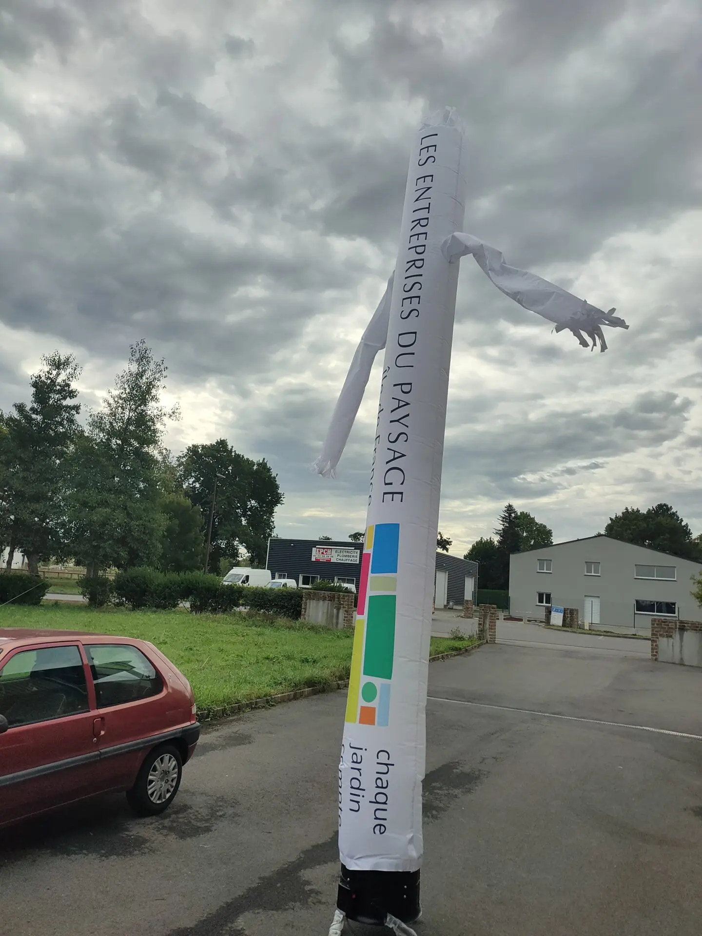 skydancer, blanc, &eacute;v&eacute;nement, 5m, paysagiste