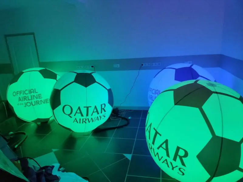 Ballon de foule 1.20m pour un événement au qatar