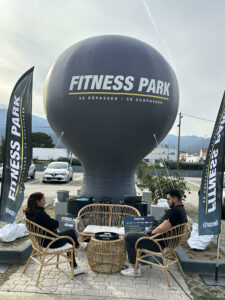 Montgolfière de 5m pour Fitness Park