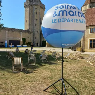Ballon sur trépied 1m20 département seine et marne