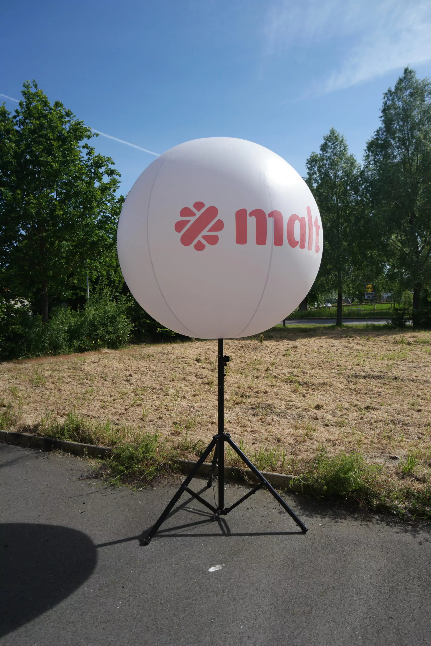 sph&egrave;re 1m30, ballon sur tr&eacute;pied, malt, &eacute;v&eacute;nement, convention annuelle, air