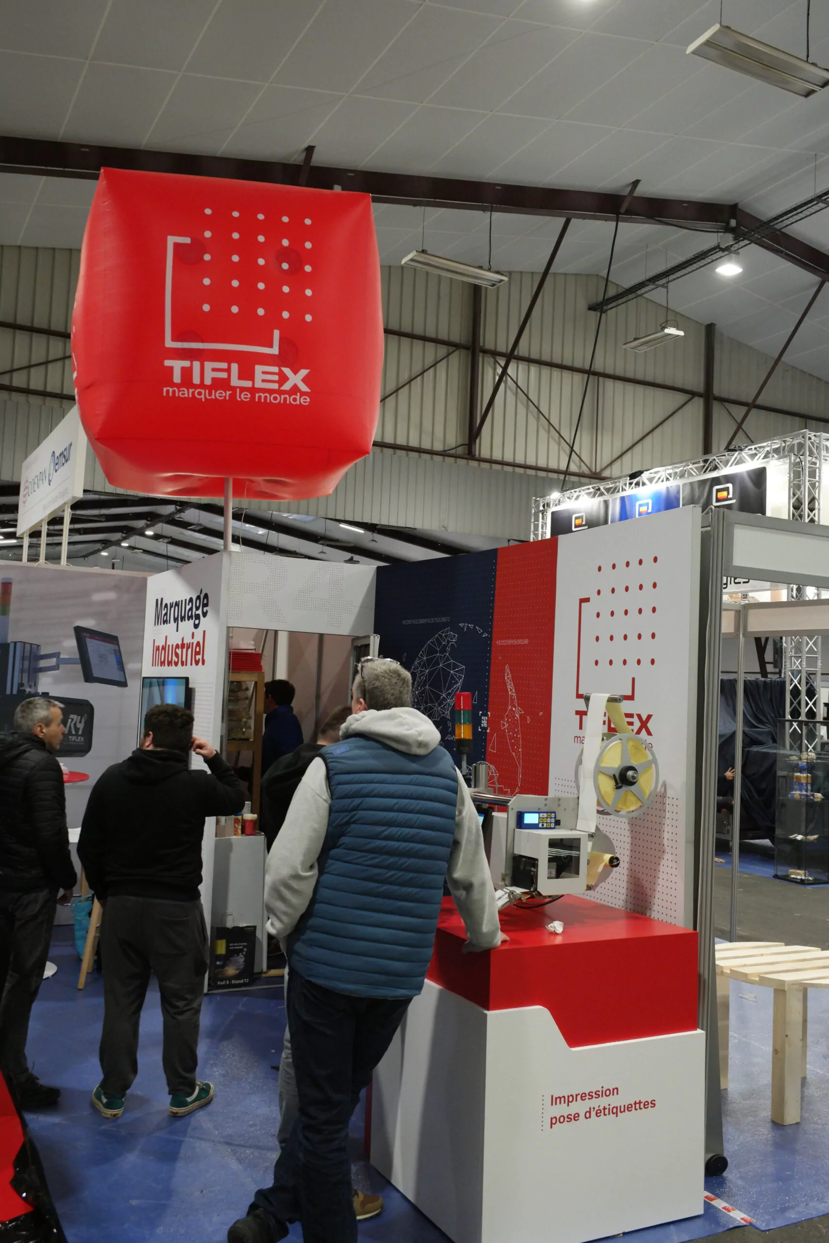 tiflex, cube, rouge, carrefour de l'eau 2023