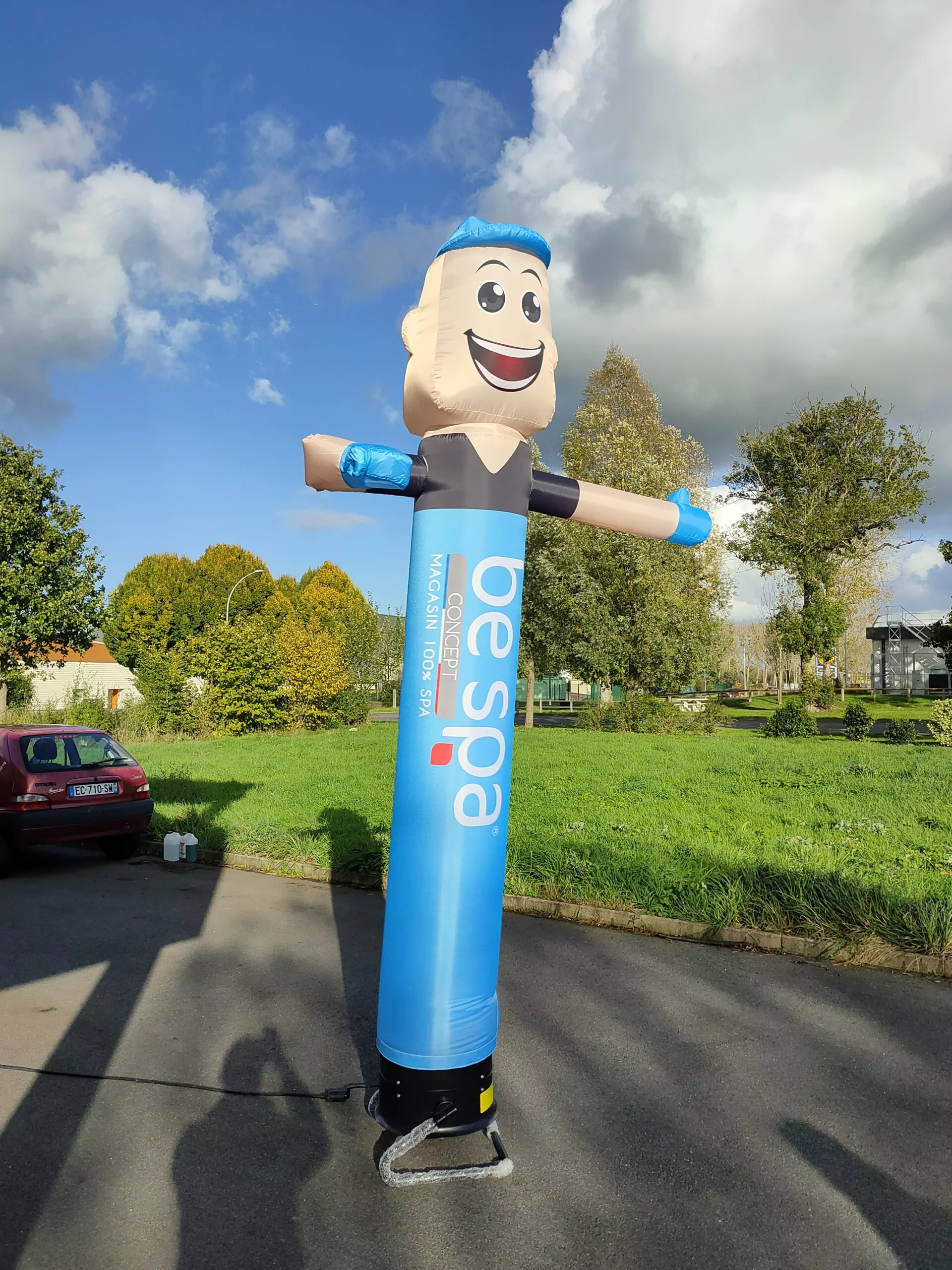 be spa, bonhomme indicateur 3m