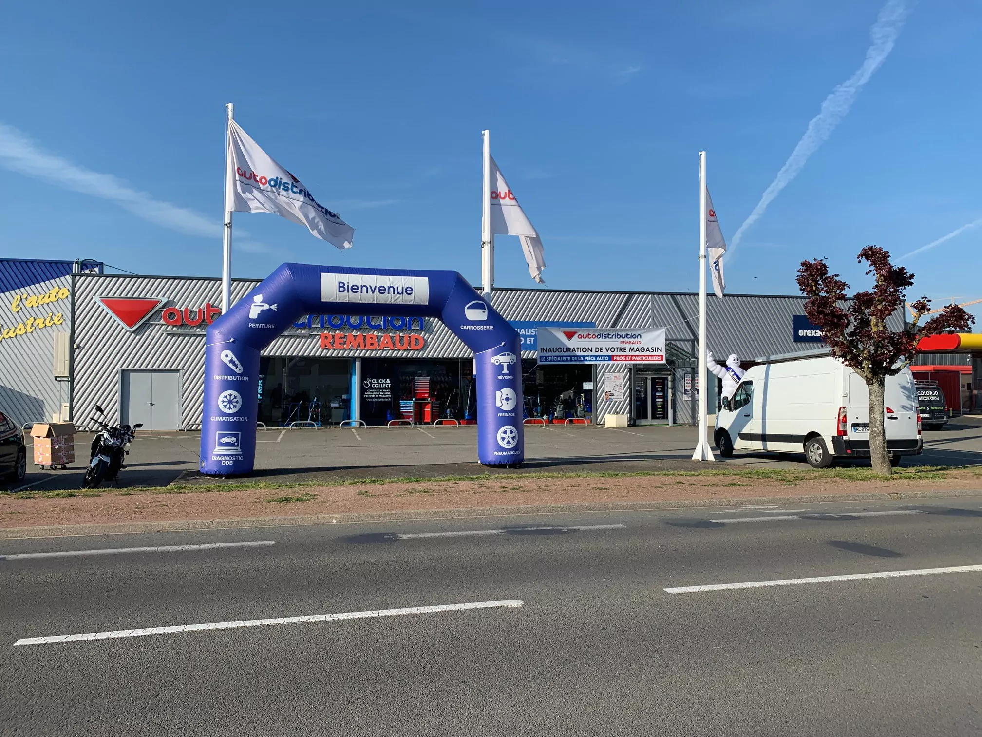 arche, auto distribution rembaud, 4x3m