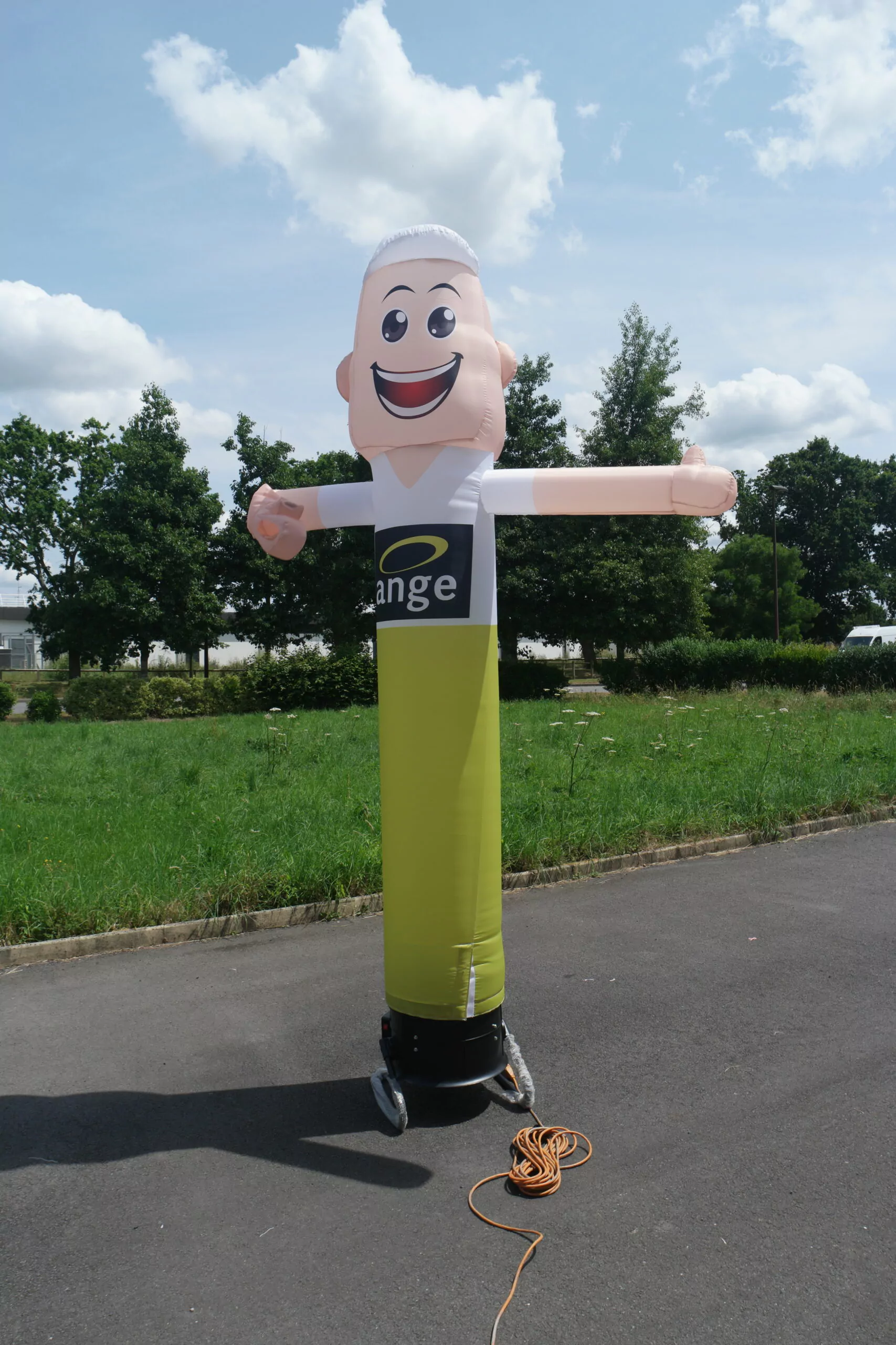 Skydancer indicateur 3m SAS TRIANGE , vert, ange, boulagerie