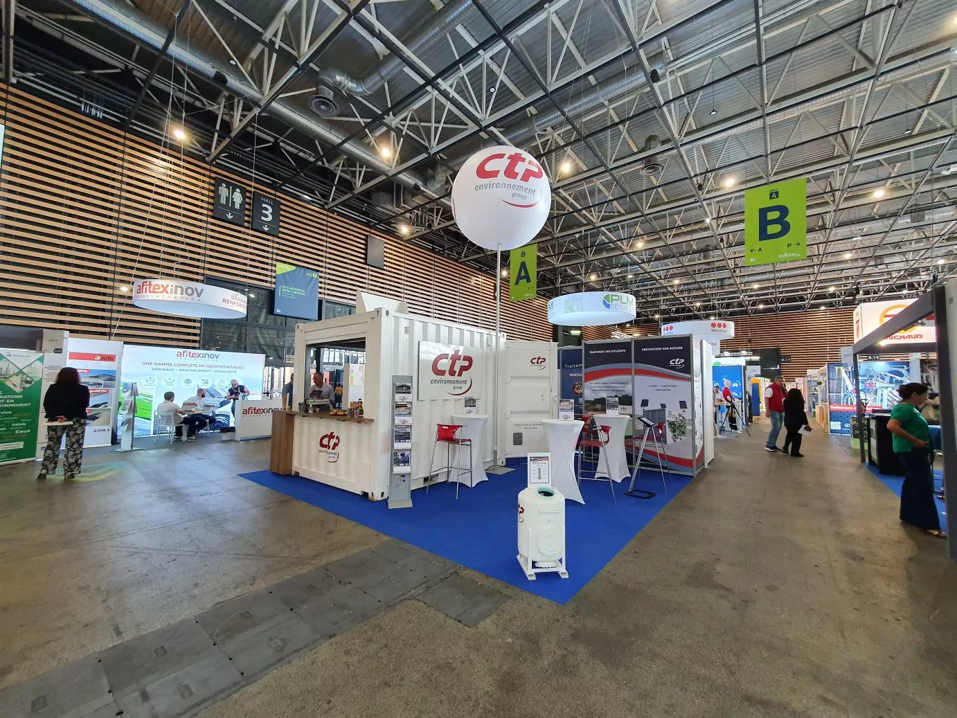 ballon geant CTP pour salon Pollutec &agrave; lyon 2023