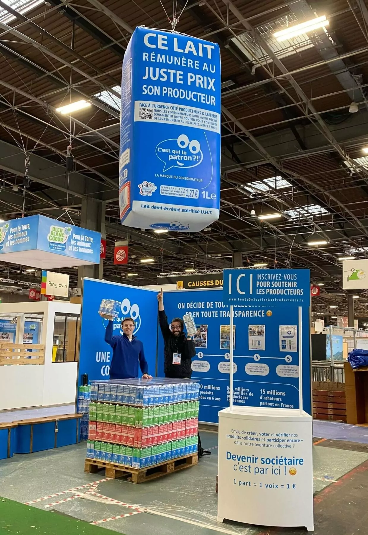 Brique de lait 2,50m