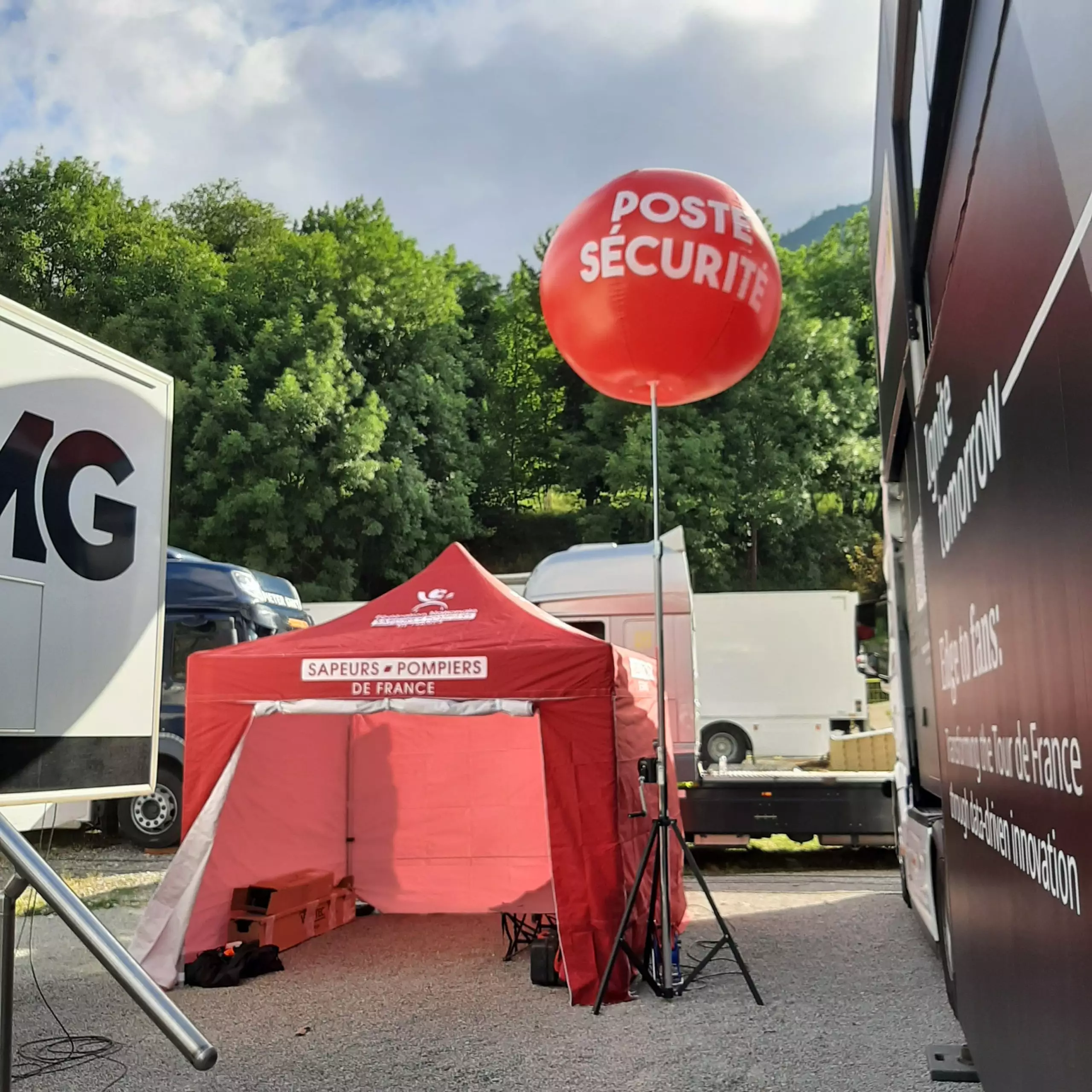 Ballon sur tr&eacute;pied 1,60m
