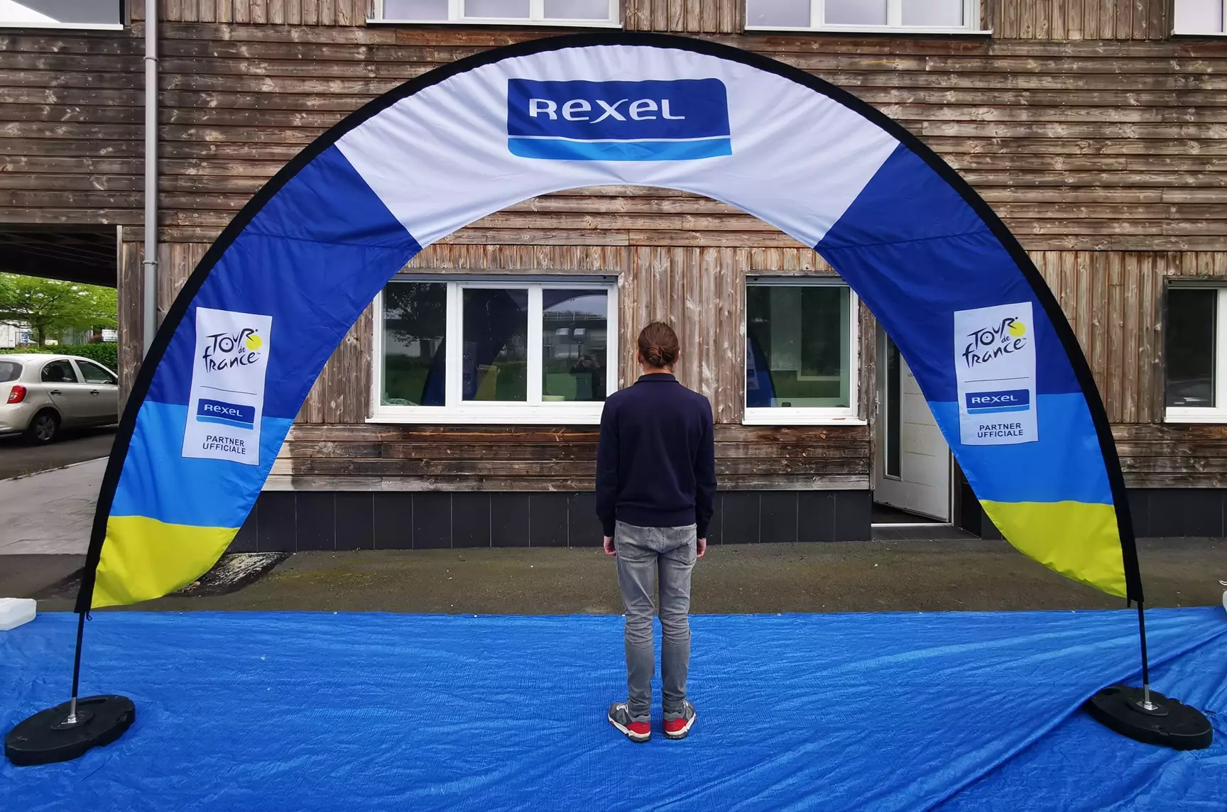 Arche drapeau 4 x 2,60m