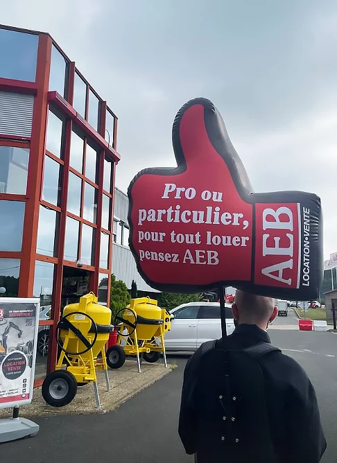 Ballon sac &agrave; dos 80cm &ndash; Image 2