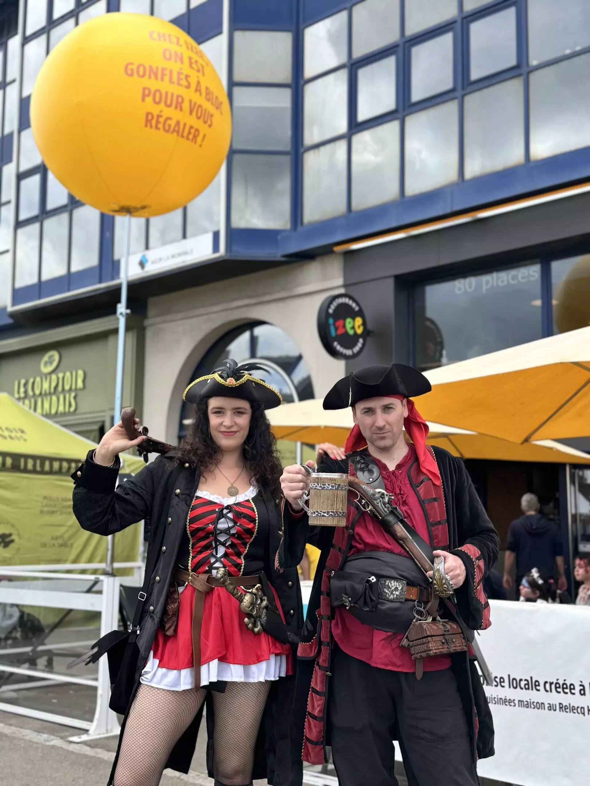 Ballon sur tr&eacute;pied 1,60m