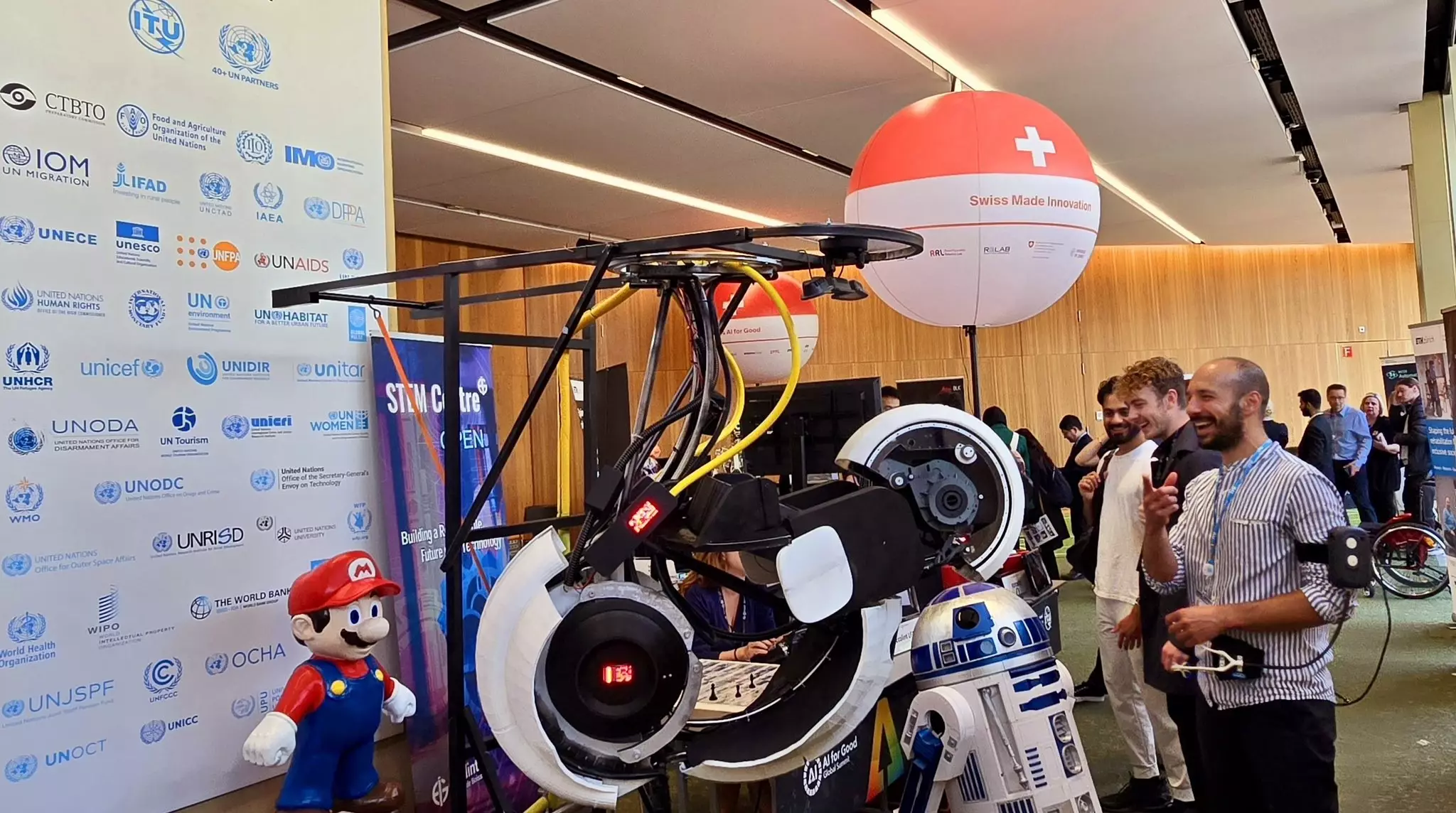 Ballon sur tr&eacute;pied 1m30