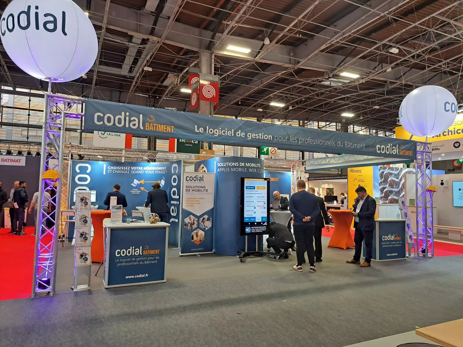 Ballon sur tr&eacute;pied 1m30