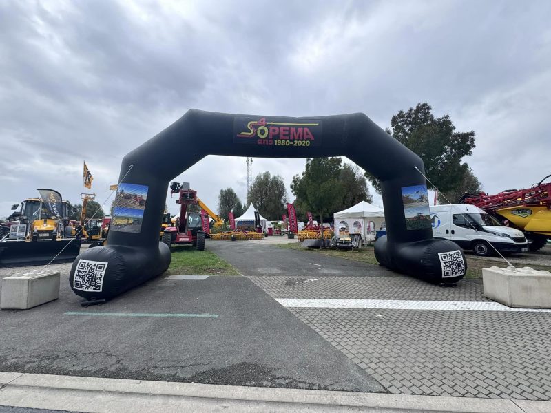 arche sopema pour la foire Chalons en extérieur