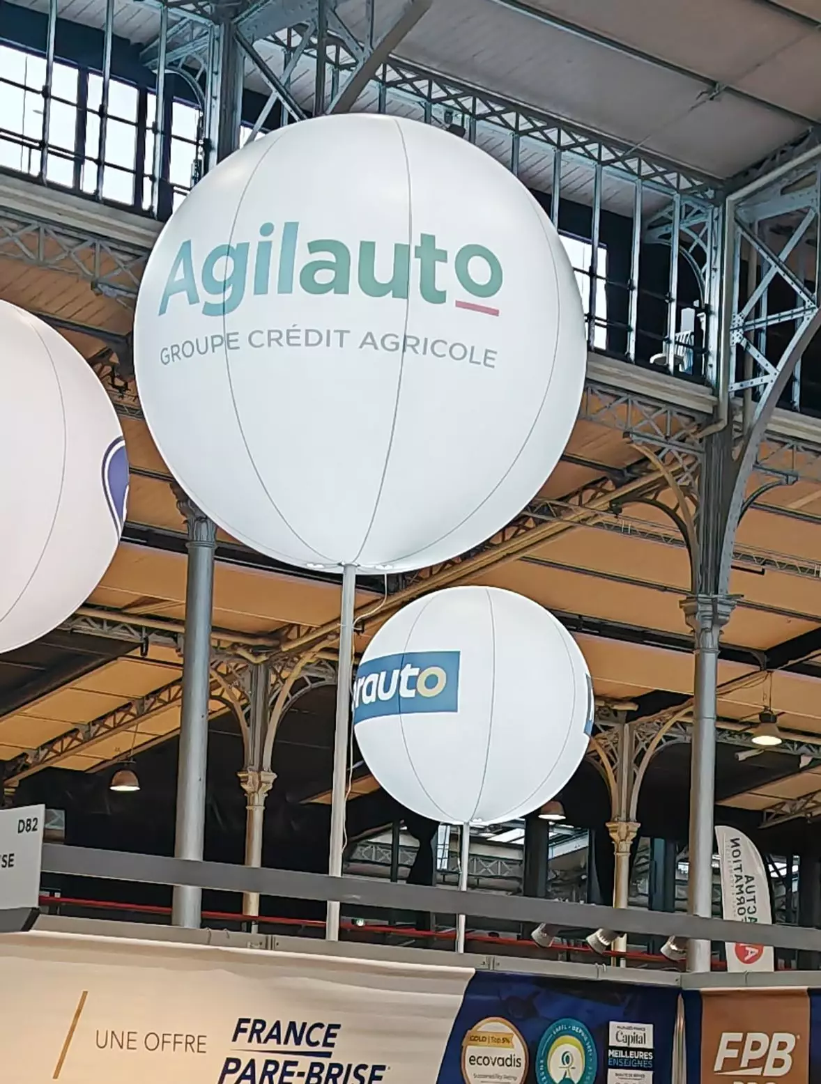 masph&egrave;re 1.60m blanc agilauto salon flotauto