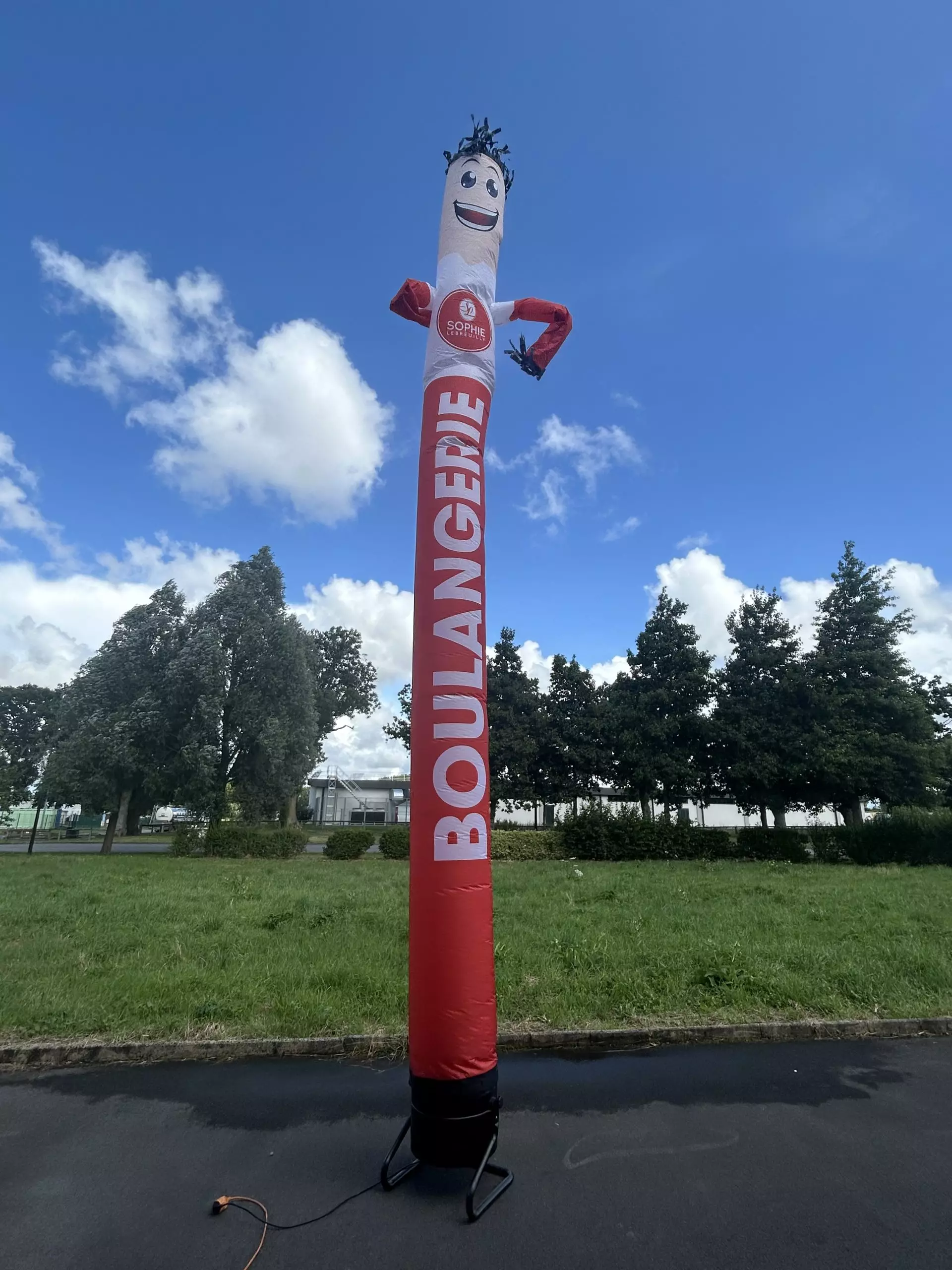 bonhomme gonflable boulanger