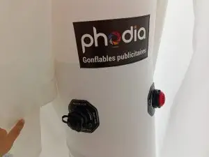 tente air captif SDIS Calvados par phodia agence publicit&eacute; et marketing gonflable 